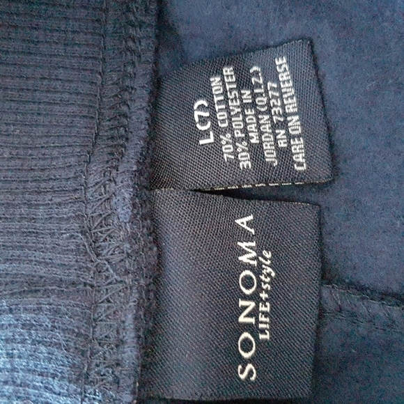 Sonoma boys size 7 joggers, blue & white - Picture 4 of 4